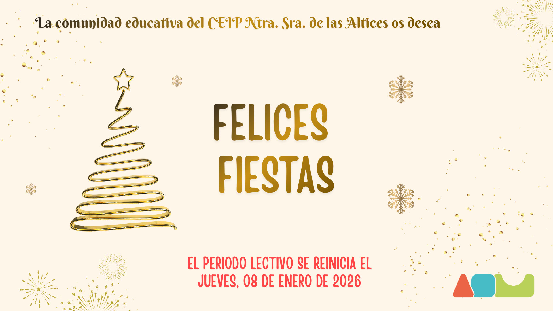 FELICES FIESTAS