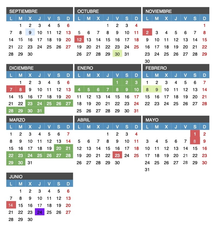 Calendario Escolar 2026/2027